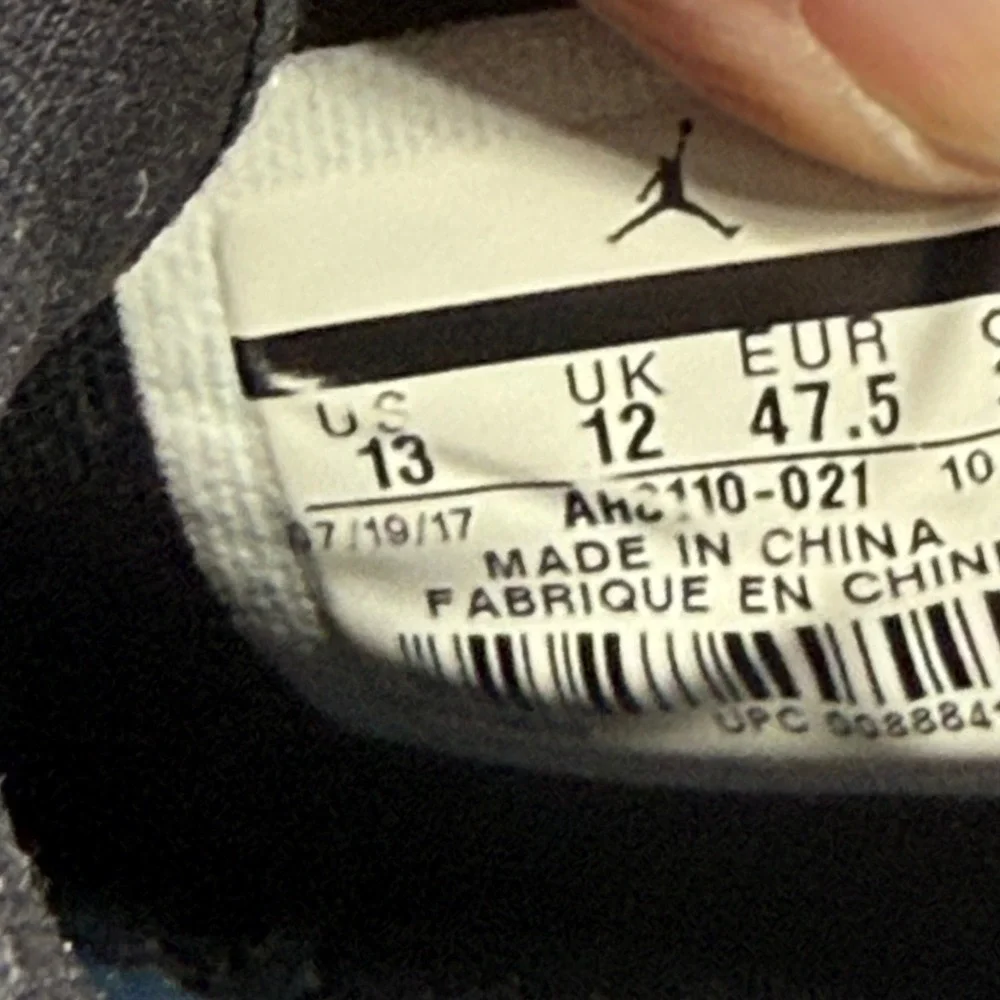 Nike Jordan Fly Unlimited Black White Mens Basketball Shoes‎ AH8110-021 Size 13